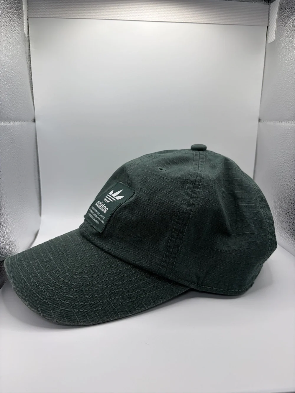 Adidas Originals Rewind Relaxed Adjustable Strapback Hat OS Trefoil Logo Green